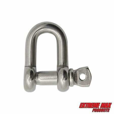 EXTREME MAX Extreme Max 3006.8267 BoatTector Stainless Steel Chain Shackle - 3/8" 3006.8267